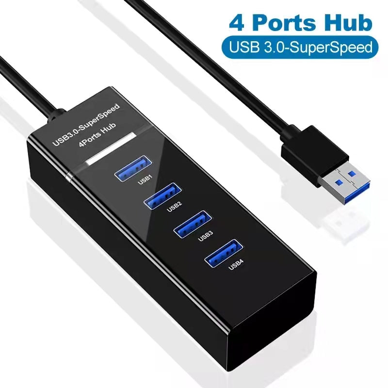 4 en 1 2.0 3.0 USB HUB séparateur haute vitesse/Adaptateur