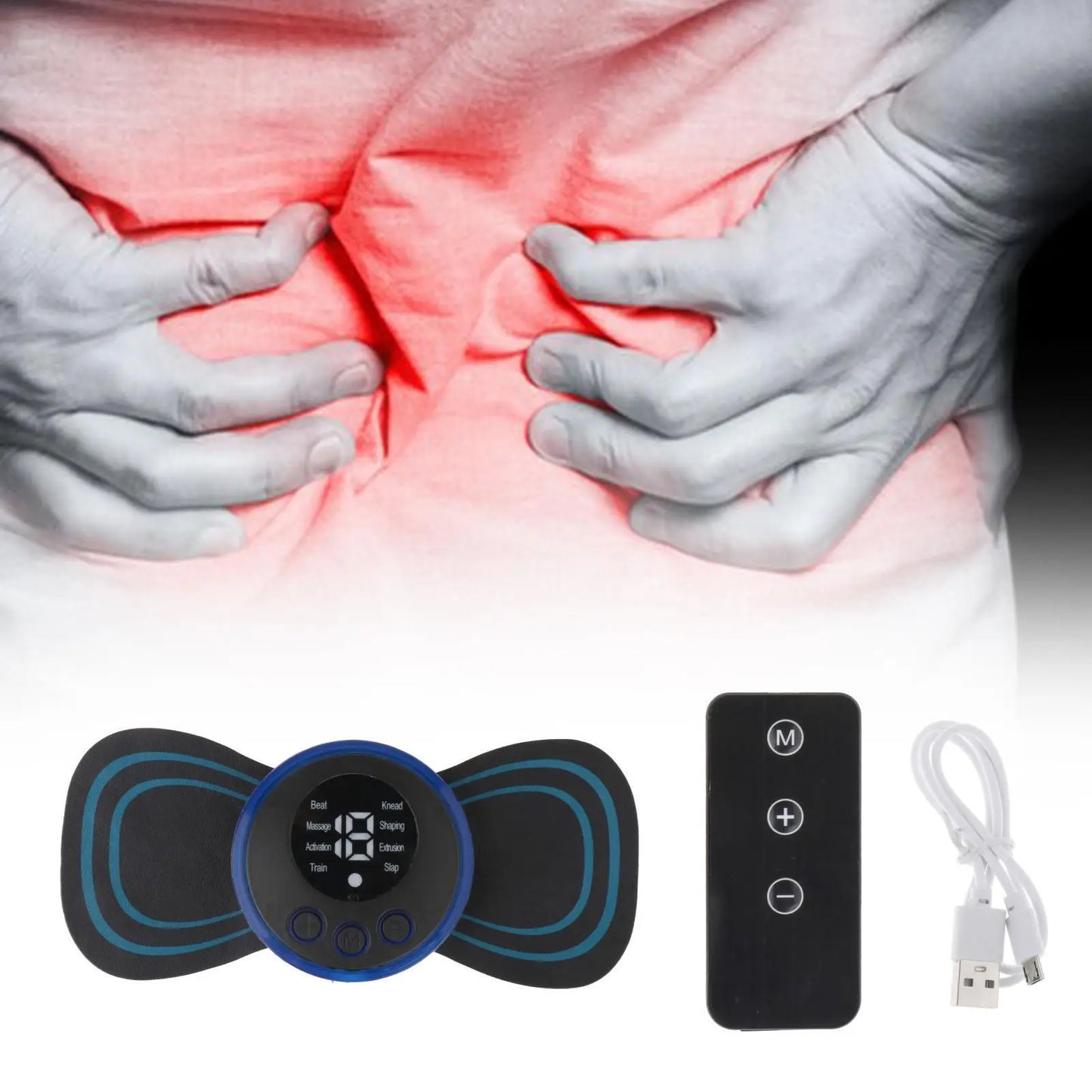 Masseur Electrique sans fil,cou,corps,bras, jambes,dos avec USB