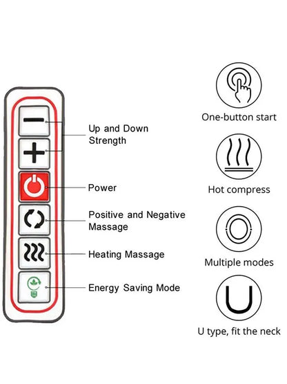 Masseur électrique pour le cou, les jambes,dos et les épaules