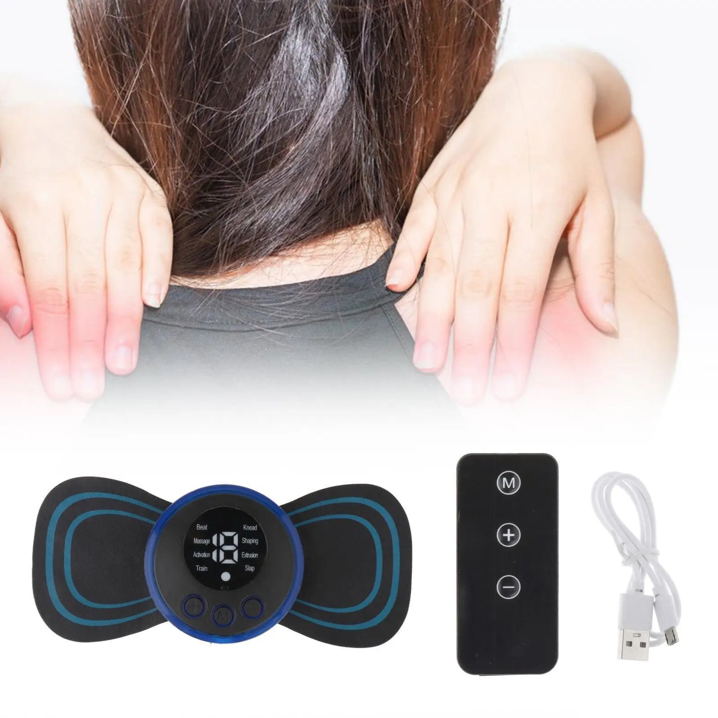 Masseur Electrique sans fil,cou,corps,bras, jambes,dos avec USB