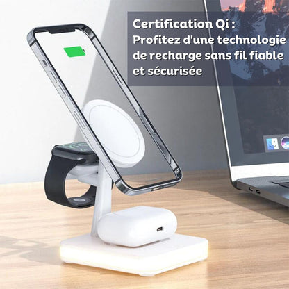 MagDock - Chargeur Sans Fil 3-en-1 (CJ)